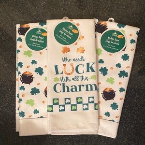 St. Patrick's Day Kitchen Towel Set Of 3